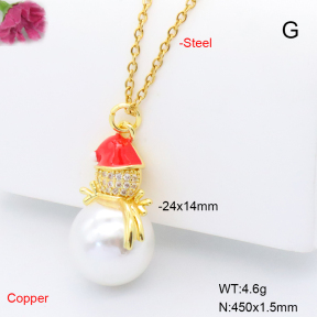 F6N301719avja-L017  Fashion Copper Necklace