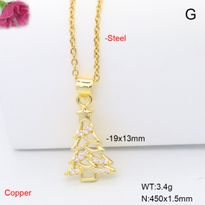 F6N408964vail-L017  Fashion Copper Necklace