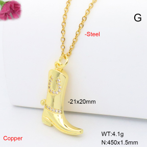 F6N408965vaia-L017  Fashion Copper Necklace