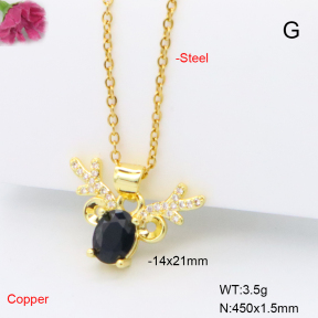 F6N408966avja-L017  Fashion Copper Necklace