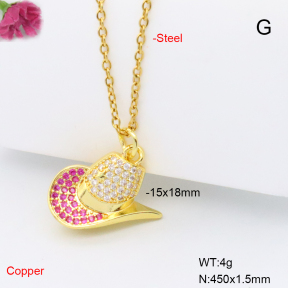 F6N408967avja-L017  Fashion Copper Necklace