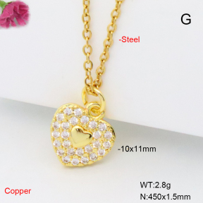 F6N408969vaia-L017  Fashion Copper Necklace