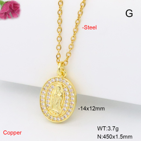 F6N408970vail-L017  Fashion Copper Necklace