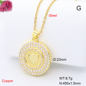 F6N408972ablb-L017  Fashion Copper Necklace