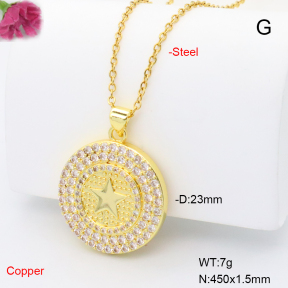 F6N408973ablb-L017  Fashion Copper Necklace