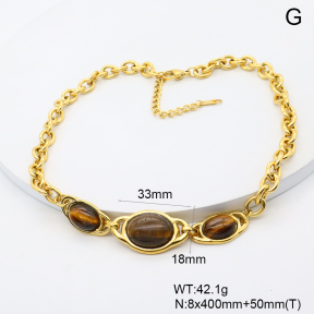 GEN002183vhov-066  BC25100326N-BN  Stainless Steel Necklace