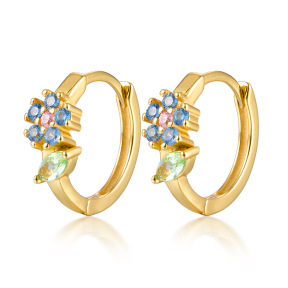 JE8792aiil-Y28  925 Silver Earrings  WT:1.4g  5mm，D:10mm  KE23274