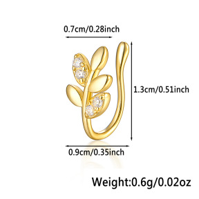 JP8833bhjl-Y28  Nose Ring  925 Silver Body Jewelry  WT:0.6g  7*13mm   
KS23032G