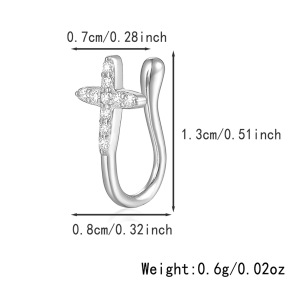 JP8838vhhl-Y28  Nose Ring  925 Silver Body Jewelry  WT:0.6g  7*13mm   
KS23032G