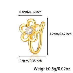 JP8853bhjl-Y28  Nose Ring  925 Silver Body Jewelry  WT:0.6g  8*12mm   
KS23032G