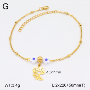 2A9001732aakl-350  Stainless Steel Anklets