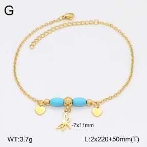 2A9001734aakl-350  Stainless Steel Anklets