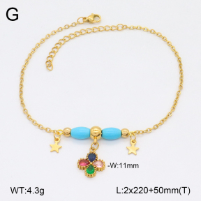 2A9001737vbmb-350  Stainless Steel Anklets