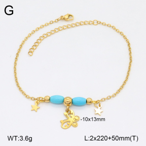 2A9001738aakl-350  Stainless Steel Anklets