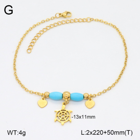 2A9001739ablb-350  Stainless Steel Anklets