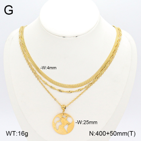 2N2007105bbov-350  Stainless Steel Necklace