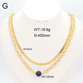 2N4004795vbnl-350  Stainless Steel Necklace
