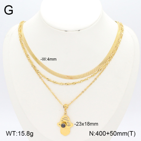 2N4004800abol-350  Stainless Steel Necklace