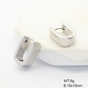 6E2007054bbni-G034  316 SS,Handmade Polished  Stainless Steel Earrings