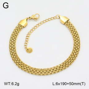 2B2004643ablb-395  Stainless Steel Bracelet