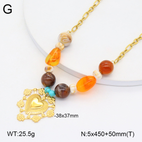 2N4004815bhia-434  Stainless Steel Necklace