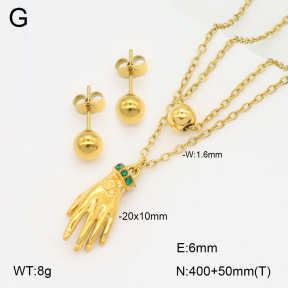 2S0012282bbov-706  Stainless Steel Set