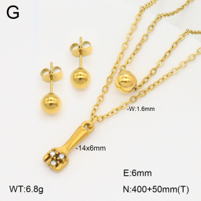 2S0012302bbov-706  Stainless Steel Set