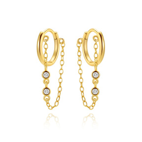 JE8879ajml-Y30  925 Silver Earrings  WT:1.76g  D:9mm  60263602058C