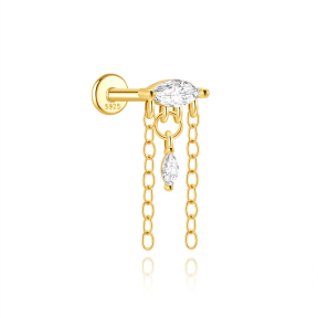 JP8862vhnl-Y30  925 Silver Body Jewelry  WT:0.6g  6*15mm  60263738630C 60263767160C 60263507796C