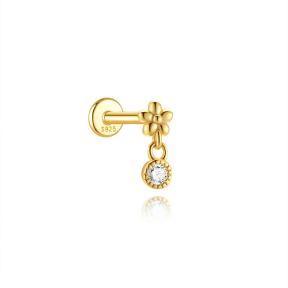 JP8903vhmi-Y30  925 Silver Body Jewelry  WT:0.4g  5*9mm  60264410735C 60264467000C 60264359007C