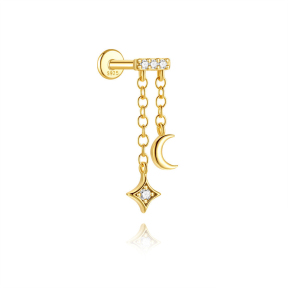 JP8908vivl-Y30  925 Silver Body Jewelry  WT:0.49g  20mm  60264421257C 60264431125C 60264441059C