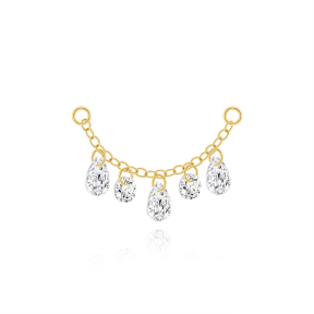 JP8932bhhp-Y30  925 Silver Body Jewelry  WT:0.2g  30mm  60264571259C 60264586200C