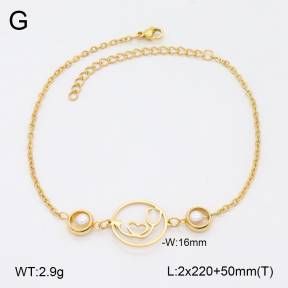 2A9001753aakl-350  Stainless Steel Anklets