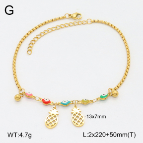 2A9001760vbll-350  Stainless Steel Anklets