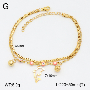2A9001761vbll-350  Stainless Steel Anklets