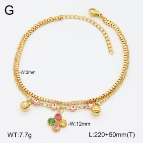 2A9001763bbml-350  Stainless Steel Anklets