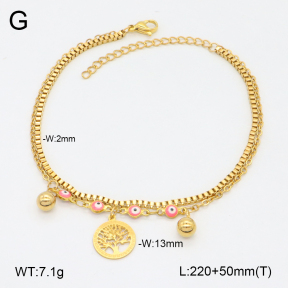 2A9001764vbll-350  Stainless Steel Anklets
