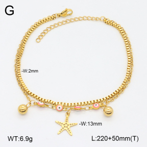 2A9001766vbll-350  Stainless Steel Anklets