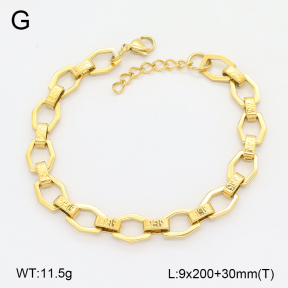 2B2004624bbml-452  Stainless Steel Bracelet