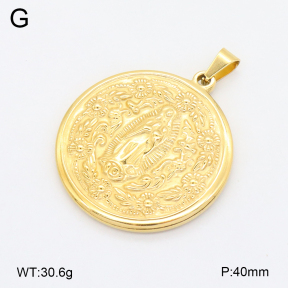 2P2004771bbov-355  Stainless Steel Pendant