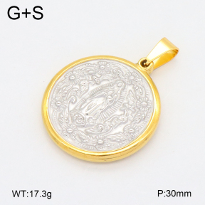 2P2004775bbml-355  Stainless Steel Pendant