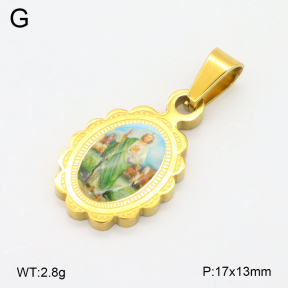 2P3000721aajl-355  Stainless Steel Pendant