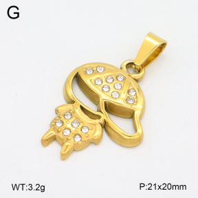 2P4001371aajl-355  Stainless Steel Pendant