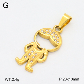 2P4001373aajl-355  Stainless Steel Pendant