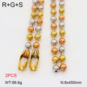 2N2007151ajka-389  Stainless Steel Necklace