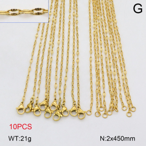 2N2007154aiov-389  Stainless Steel Necklace