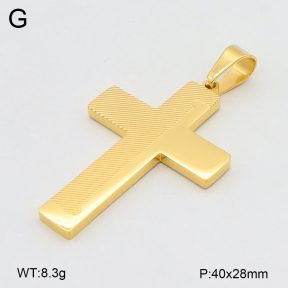 2P2004800bbml-436  Stainless Steel Pendant