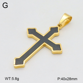 2P2004811bbov-436  Stainless Steel Pendant