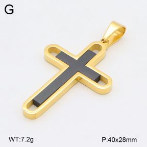 2P2004829bbov-436  Stainless Steel Pendant