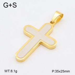 2P2004835bbml-436  Stainless Steel Pendant